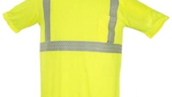High Visibility T-Shirt With Ventilated Reflective Tapes